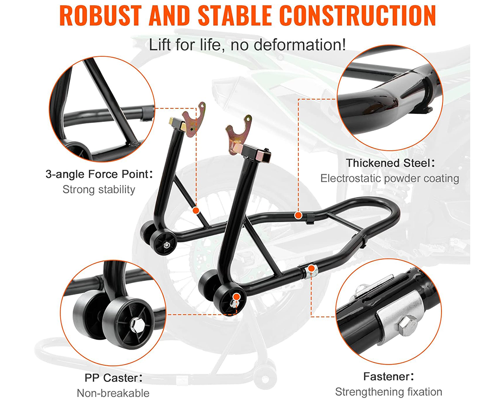 Motorcycle Rear Wheel Stand Heavy Duty Lift Jack