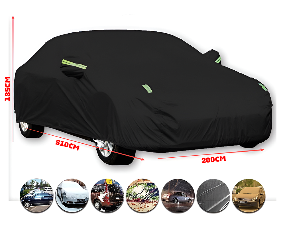 Waterproof Car Cover SUV Cover Heavy Duty Universal Fit for 5.1M SUVs