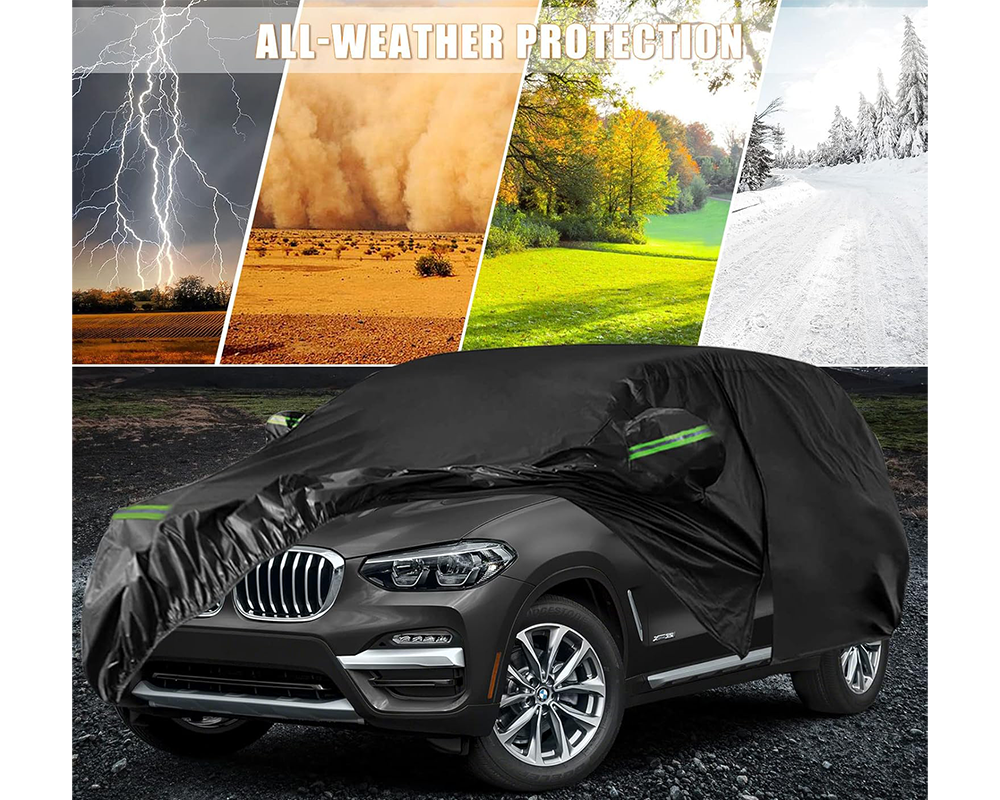 Waterproof Car Cover SUV Cover Heavy Duty Universal Fit for 5.1M SUVs