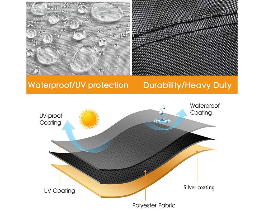 Waterproof Lawn Mower Cover Heavy Duty Tractor Cover