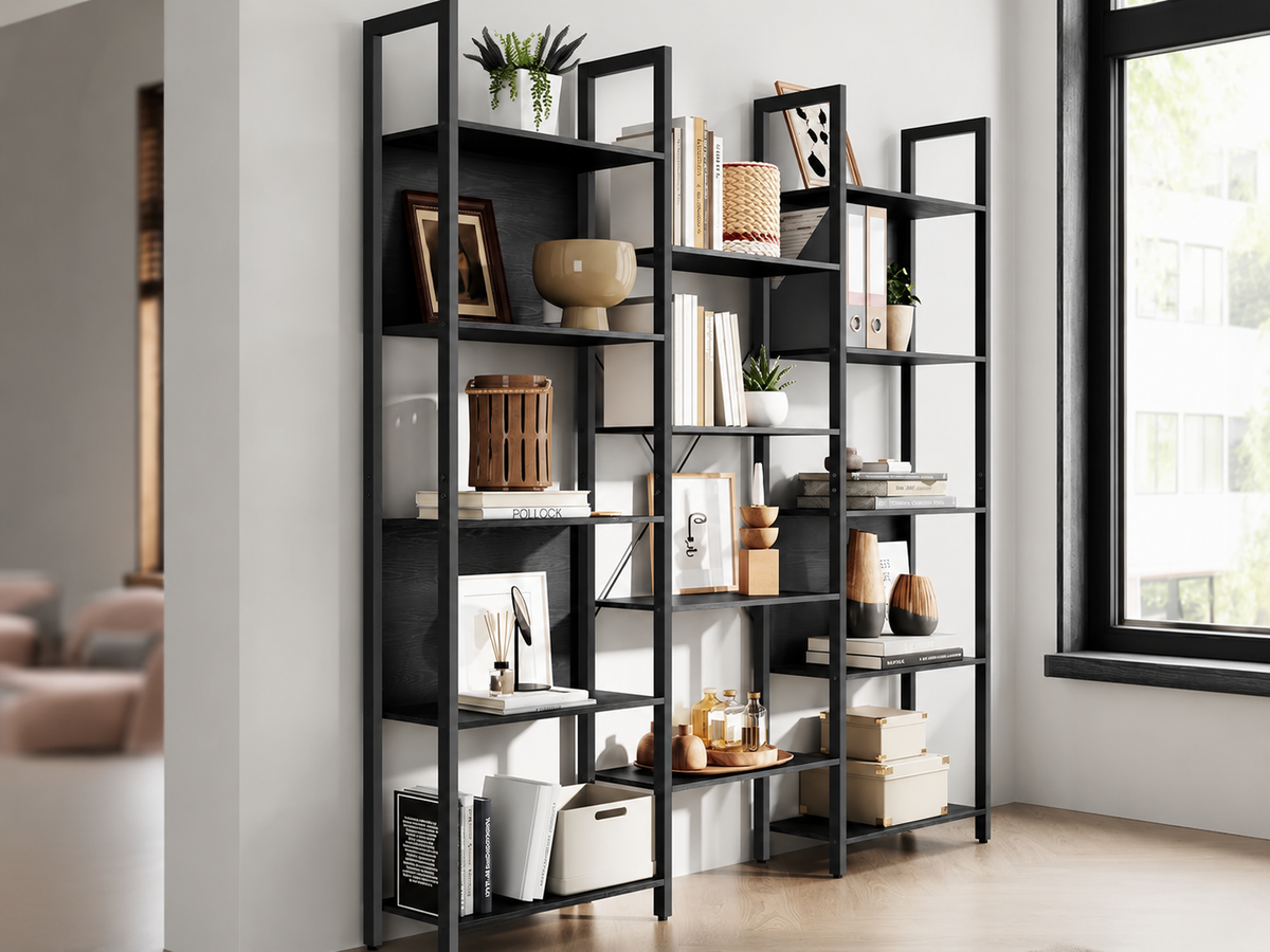 Storage Shelf 11 Tier Industrial Bookshelf Display Rack