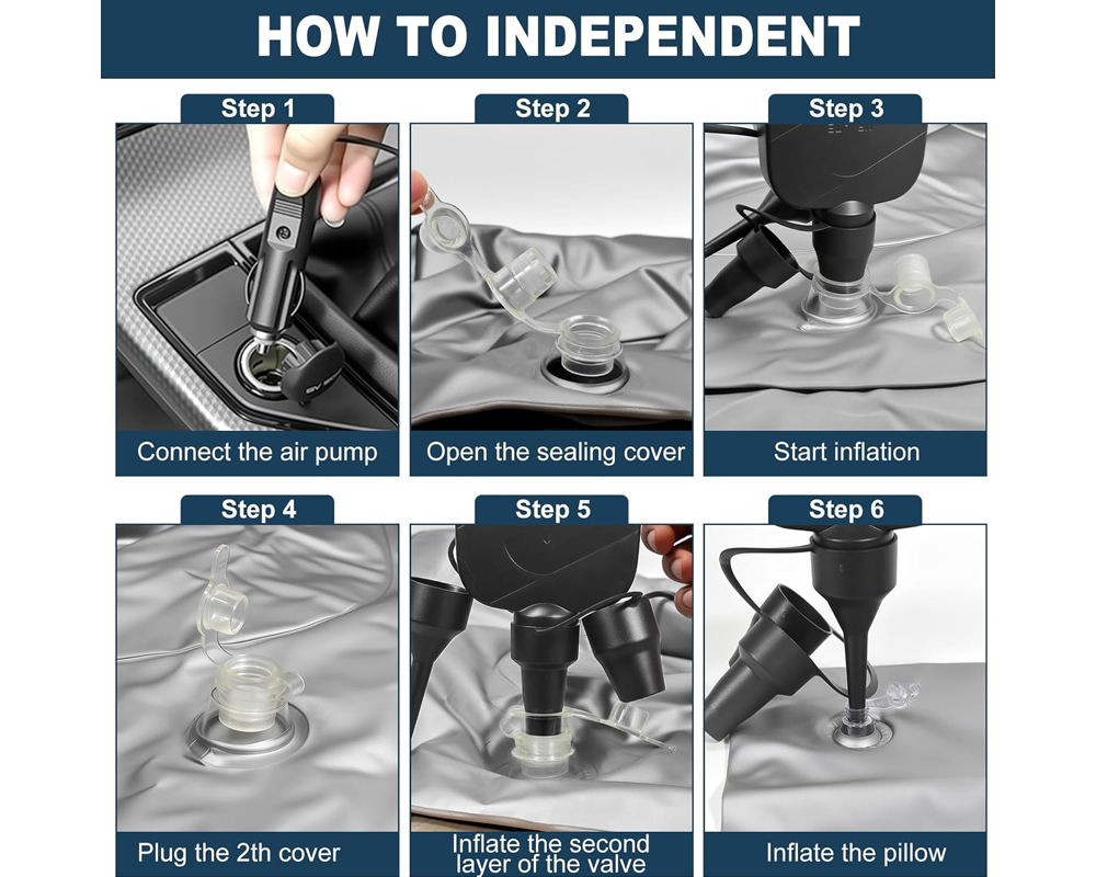 Car Air Mattress – Inflatable Travel Bed for SUV Rear Seat & Trunk