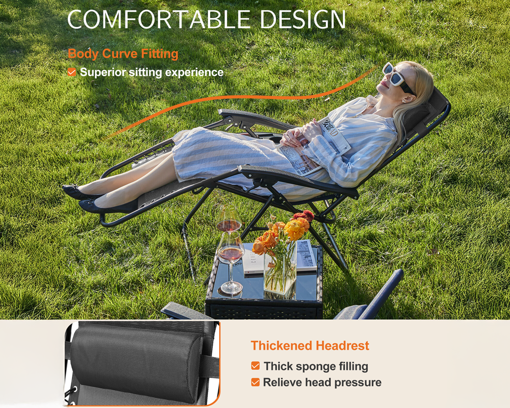 Outdoor Folding Recliner Chair