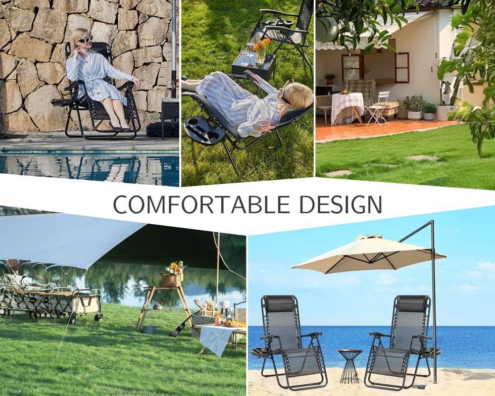 Outdoor Folding Recliner Chair