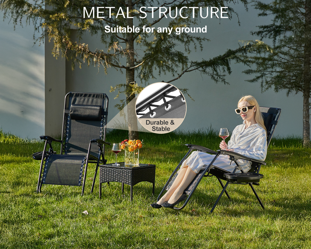 Outdoor Folding Recliner Chair