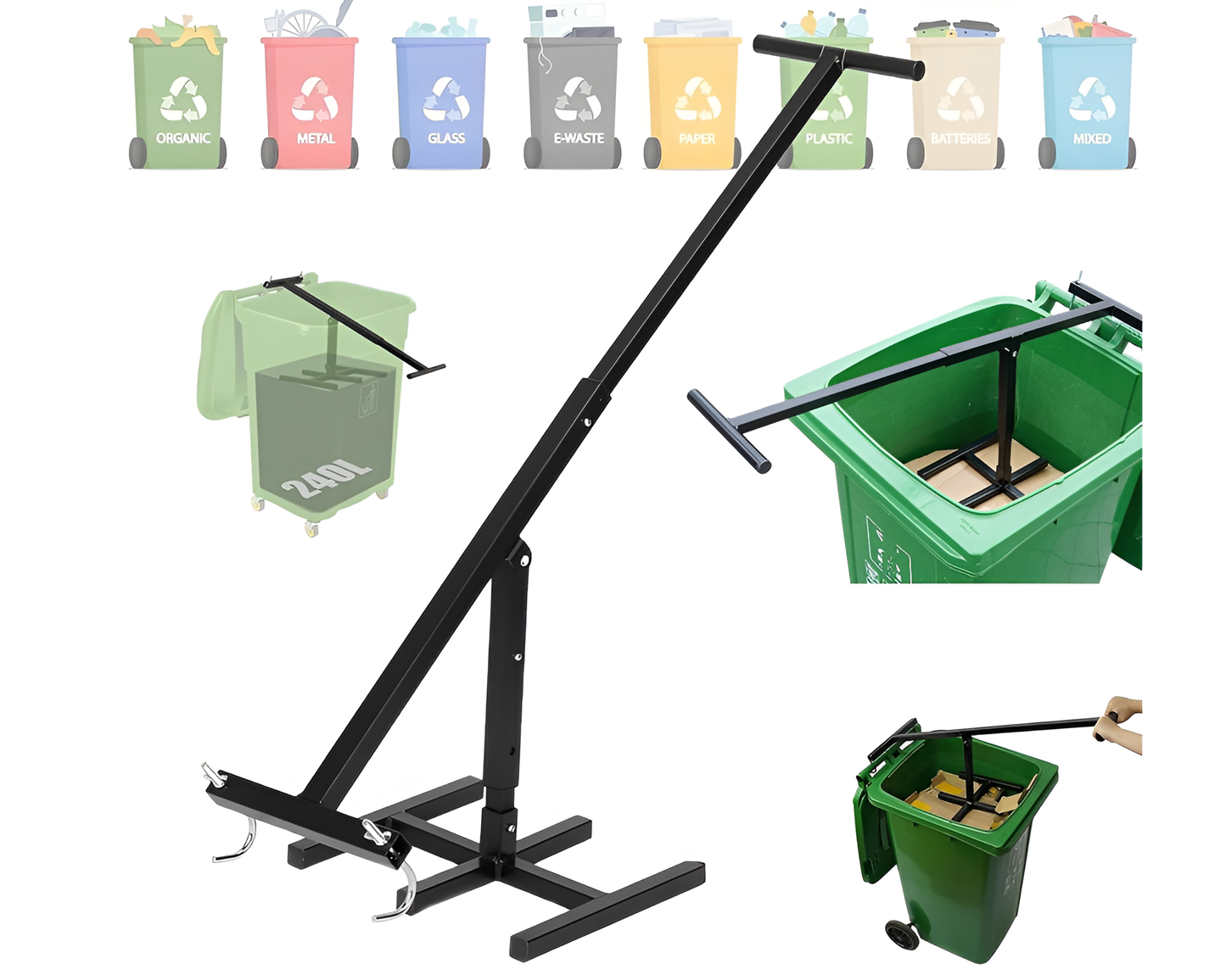 Touchless Manual Trash Compactor