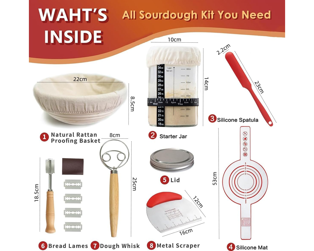 Sourdough Bread Making Kit for Home Bakers