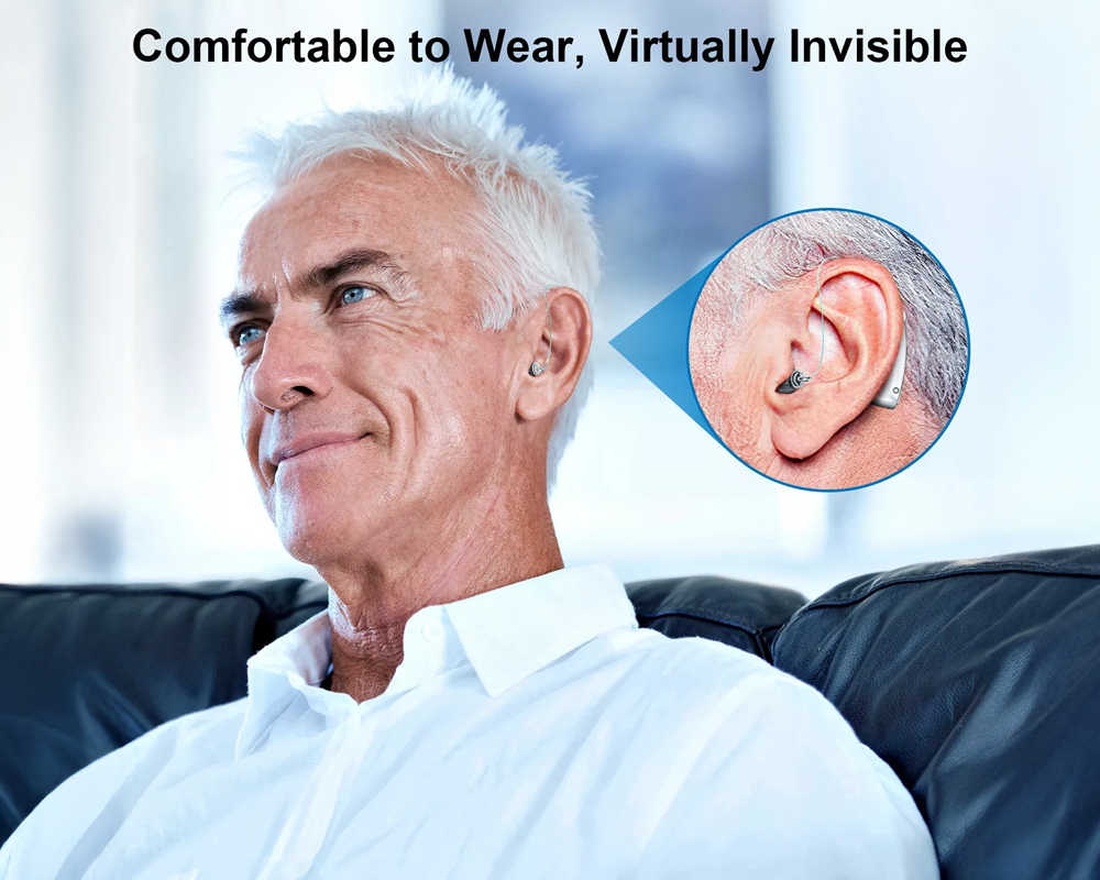 Rechargeable Hearing Aids with Charging Case
