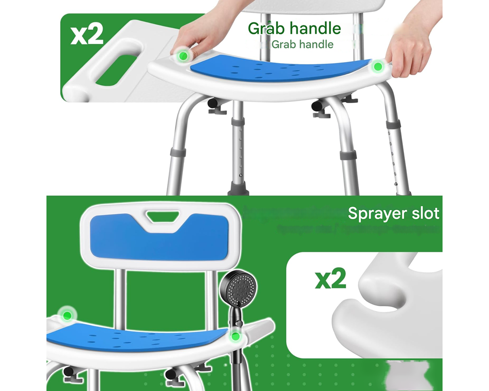 Adjutable Shower Stool Shower Chair