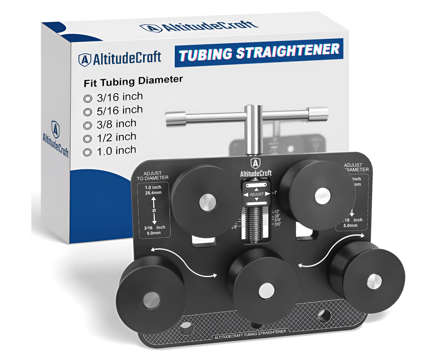 Tube Straightener & Pipe Adjuster Aluminum Tool for Copper Brake Tubing Alignment