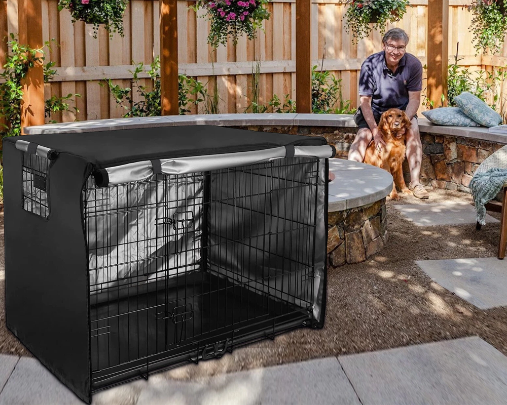 Dog Crate Cover Waterproof Dog Crate Cover 48 Inch Oxford Polyester Cage Cover