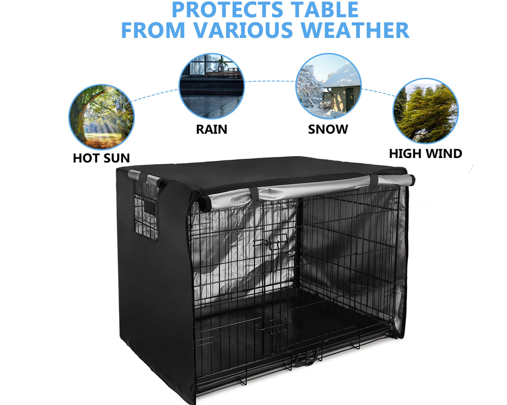 Dog Crate Cover Waterproof Dog Crate Cover 48 Inch Oxford Polyester Cage Cover