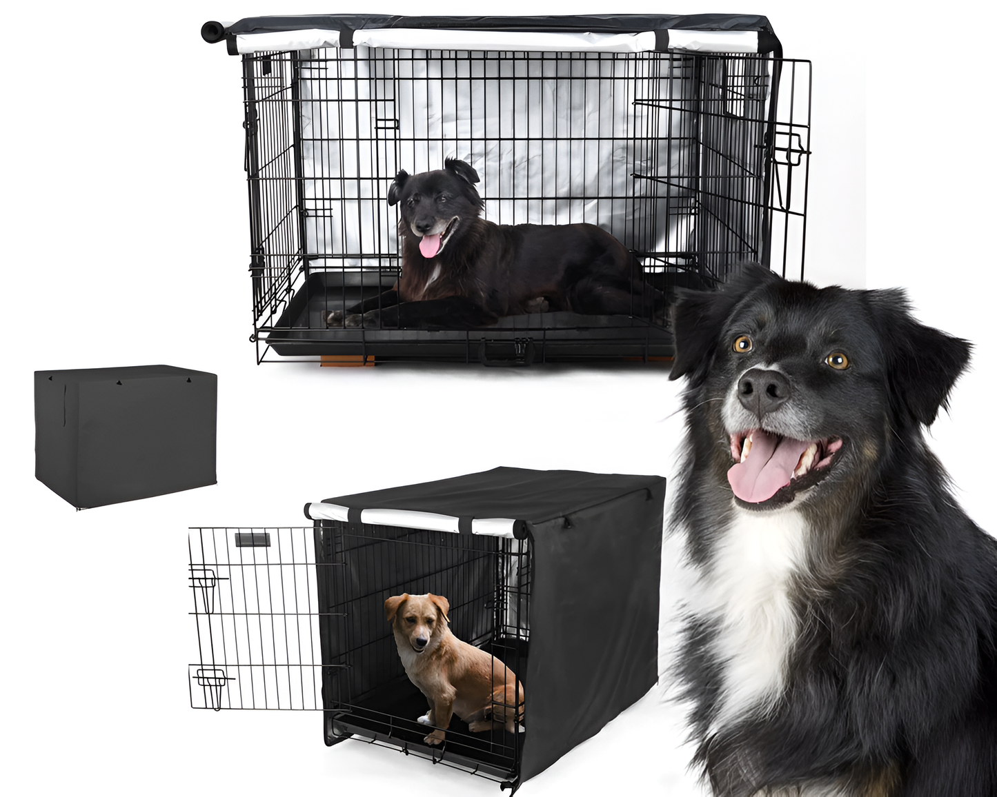 Dog Crate Cover Waterproof Dog Crate Cover 48 Inch Oxford Polyester Cage Cover