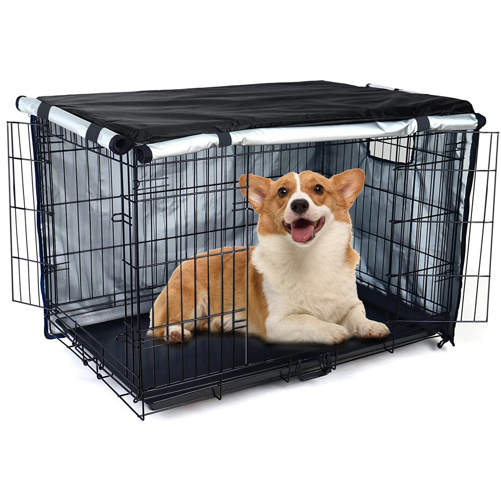 Dog Crate Cover Waterproof Dog Crate Cover 48 Inch Oxford Polyester Cage Cover