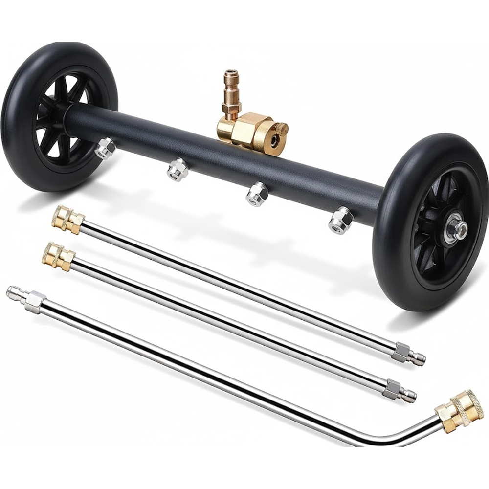 Power Washer Surface Cleaner 4 Nozzle 4000 PSI Undercarriage Tool