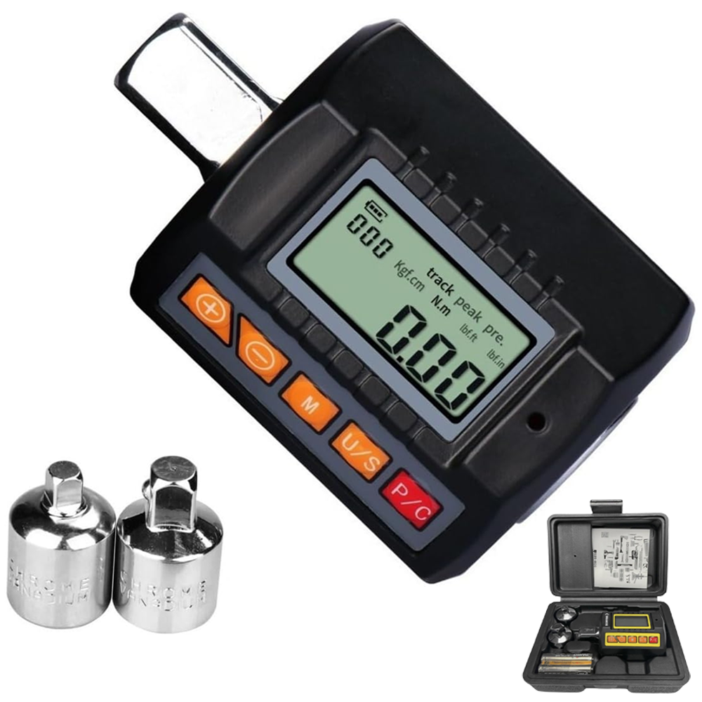 Digital Torque Wrench Adapter – 1/2 Inch Torque Measurement Tool with LCD Display