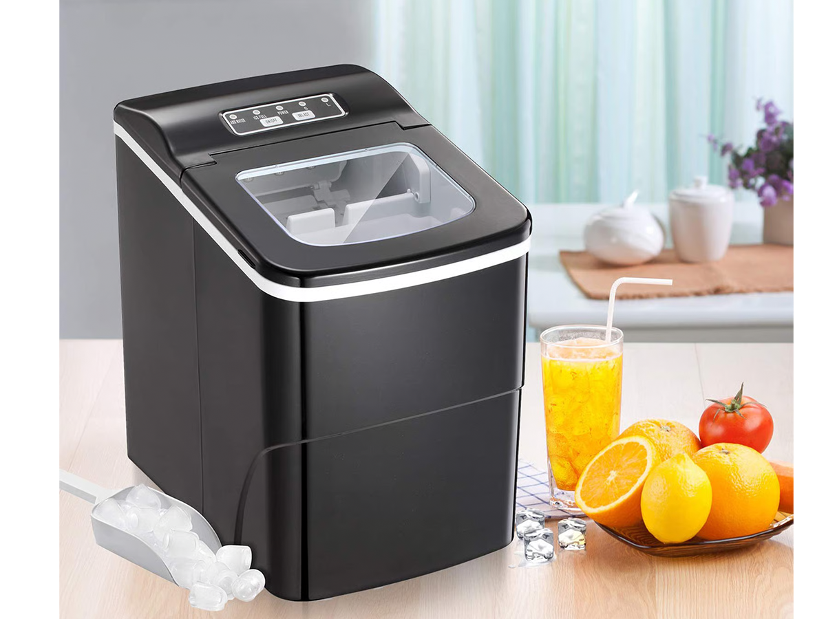 Bullet Ice Cube Maker Countertop Portable Ice Machine 12kg
