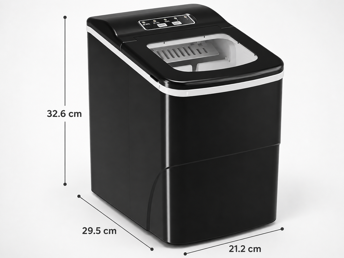 Bullet Ice Cube Maker Countertop Portable Ice Machine 12kg