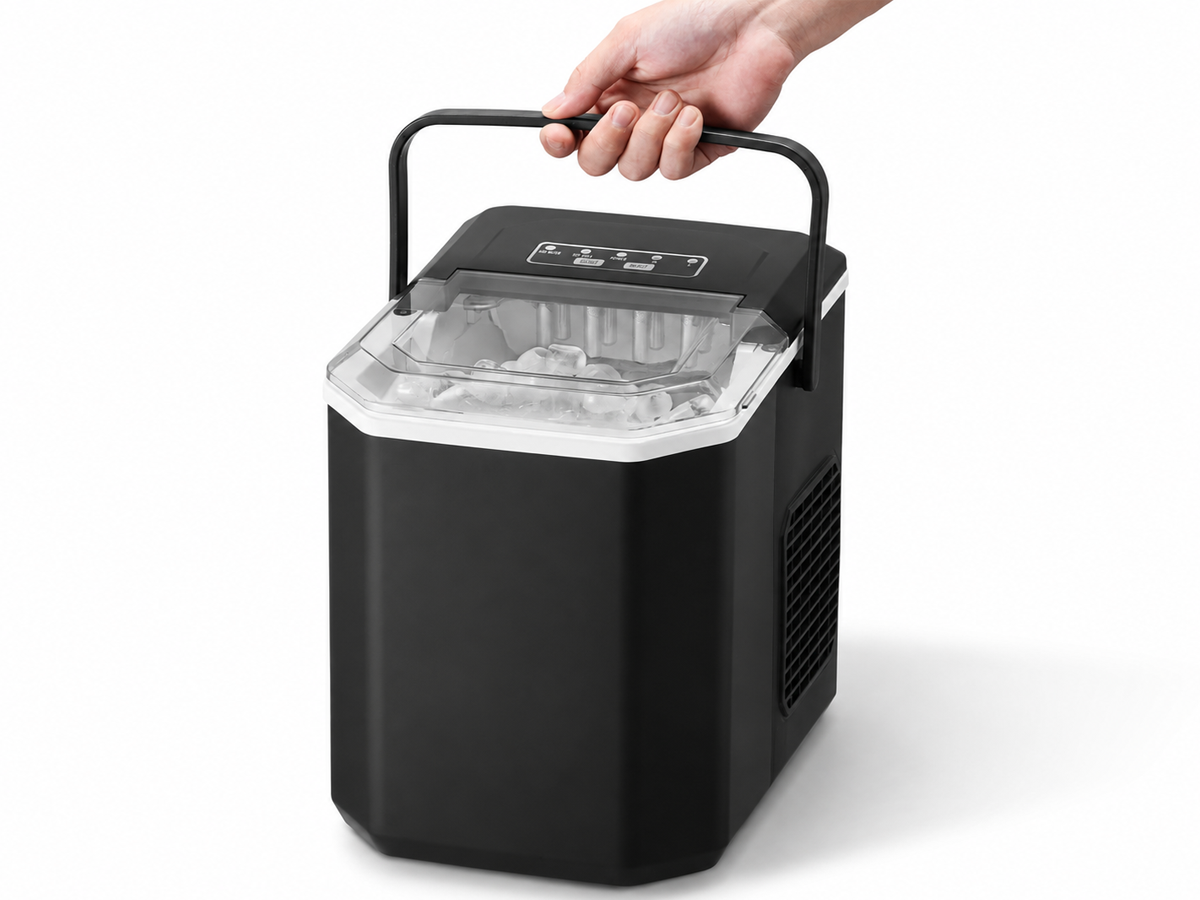 Bullet Ice Cube Maker Countertop Portable Ice Machine 12kg