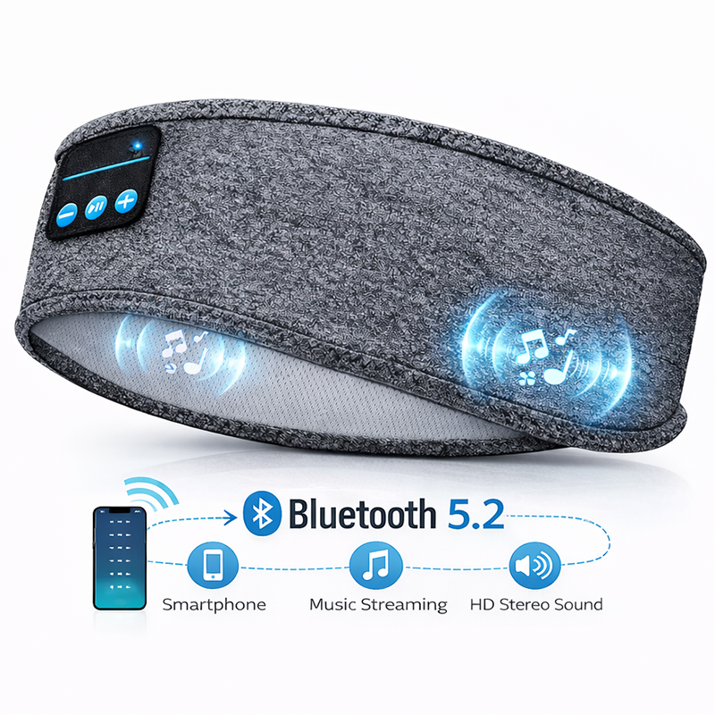 Sports Headband Bluetooth Sleep Headphones Headset