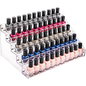 Nail Polish Rack Stand – 5‑Tier Clear Acrylic Nail Polish Organizer for Salon & Home Storage