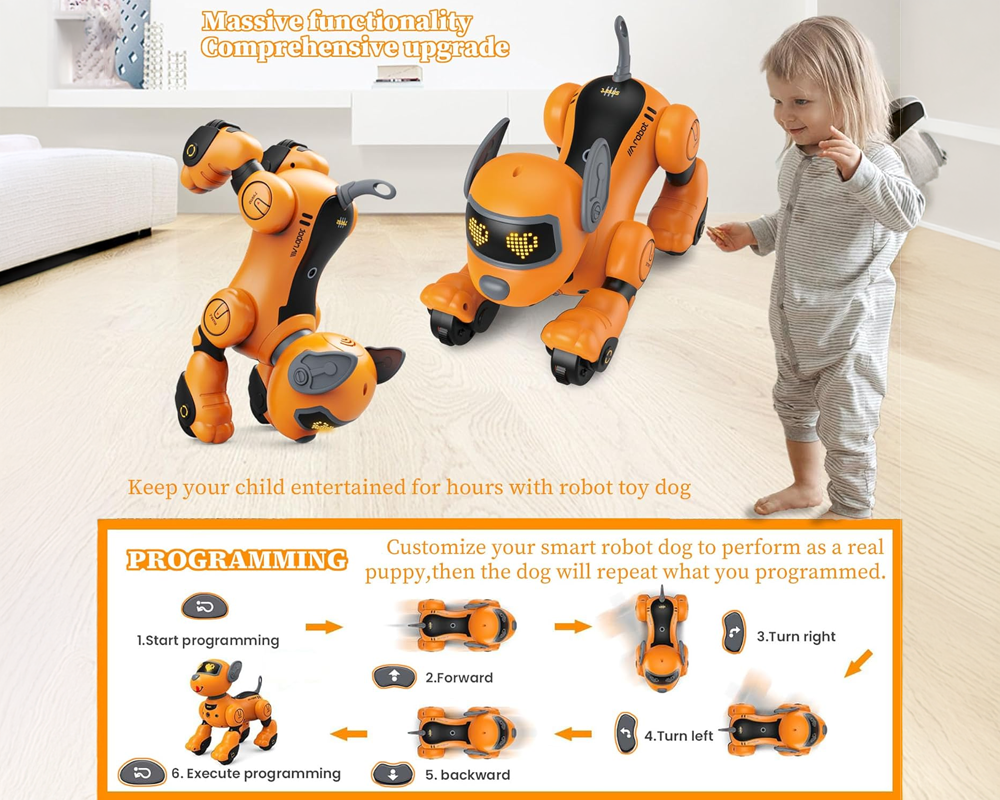 Smart Interactive Remote Control Robot Dog Toy