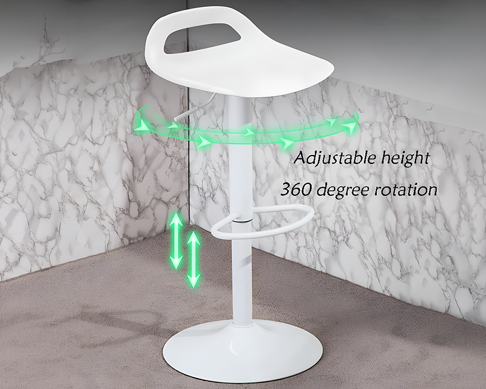 Adjustable Height Bar Stool Set Modern Adjustable Height Bar Stool with 360° Swivel