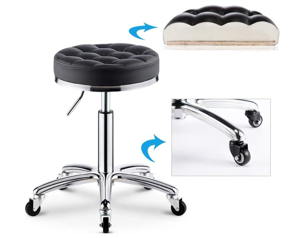 Height Adjustable Swivel Stool Salon Stool