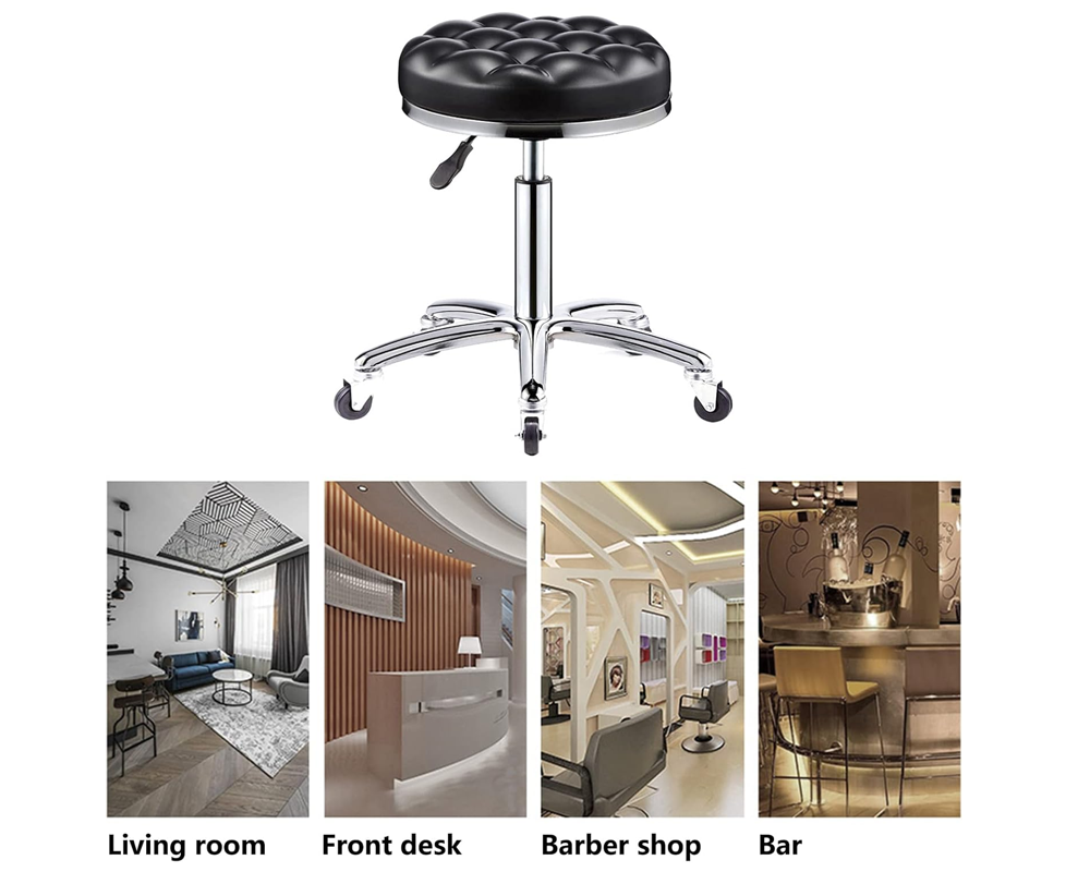 Height Adjustable Swivel Stool Salon Stool