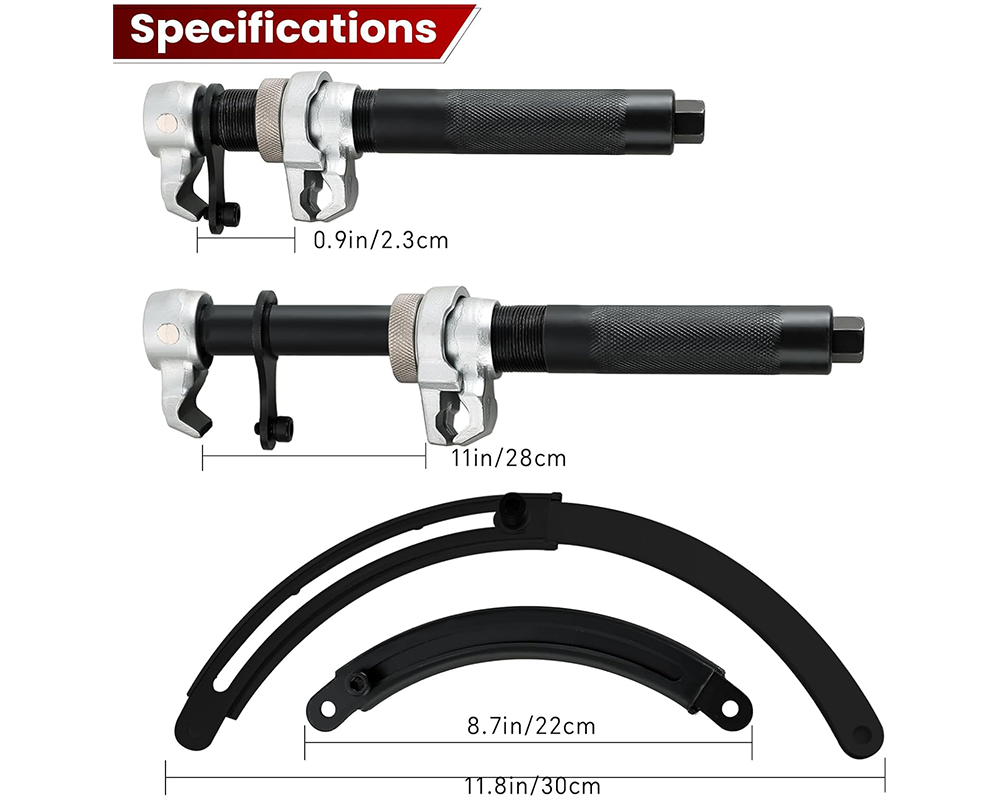 Coil Spring Compressor Heavy Duty MacPherson Strut Compressor Set