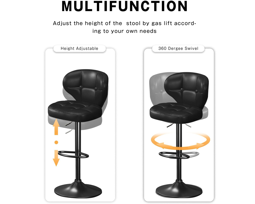 Bar Stool Height Adjustable Bar Stools