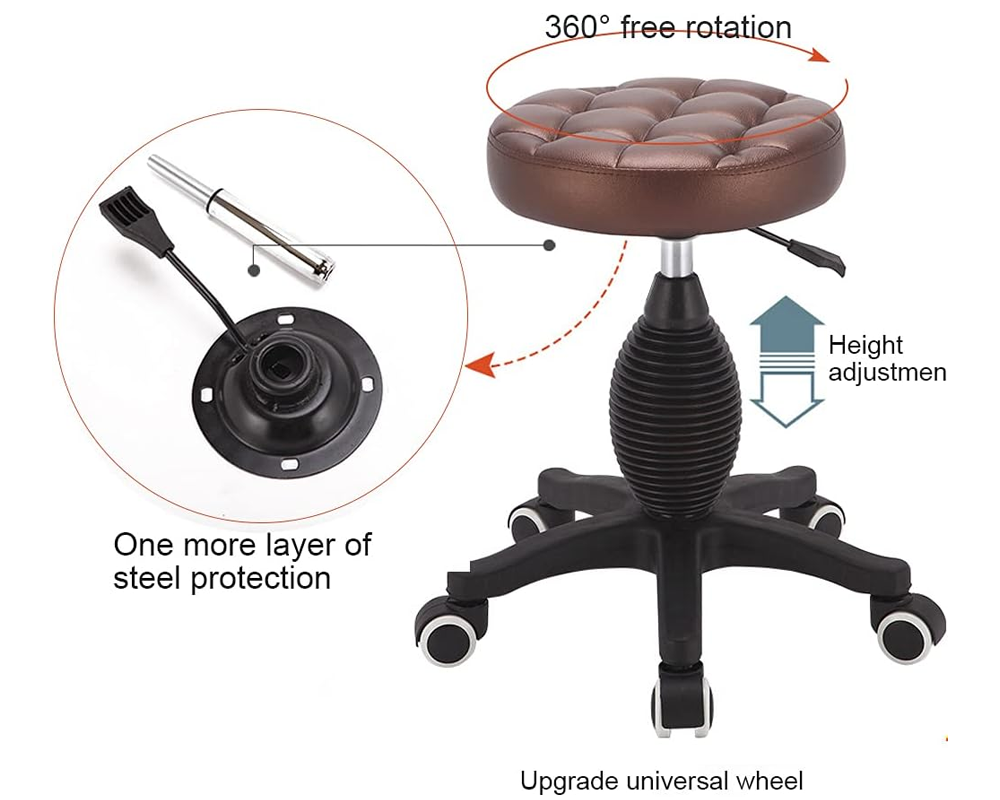 Salon Stool Round Rolling Stool Salon