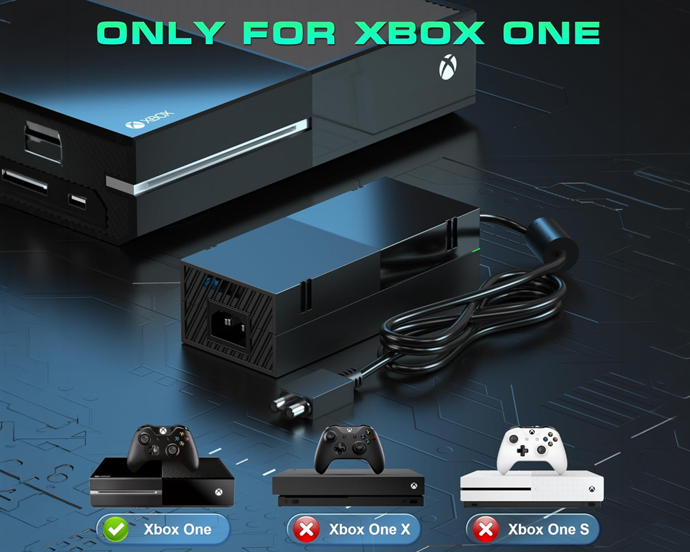 Power Supply for Xbox One Replacement Power Brick Adapter 230W