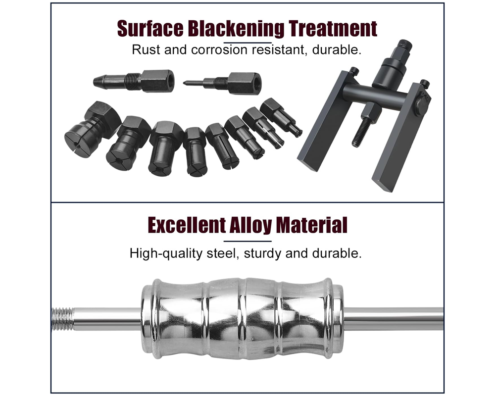 Inner Bearing Puller 12PCS Blind Bearing Slide Hammer Tool Kit