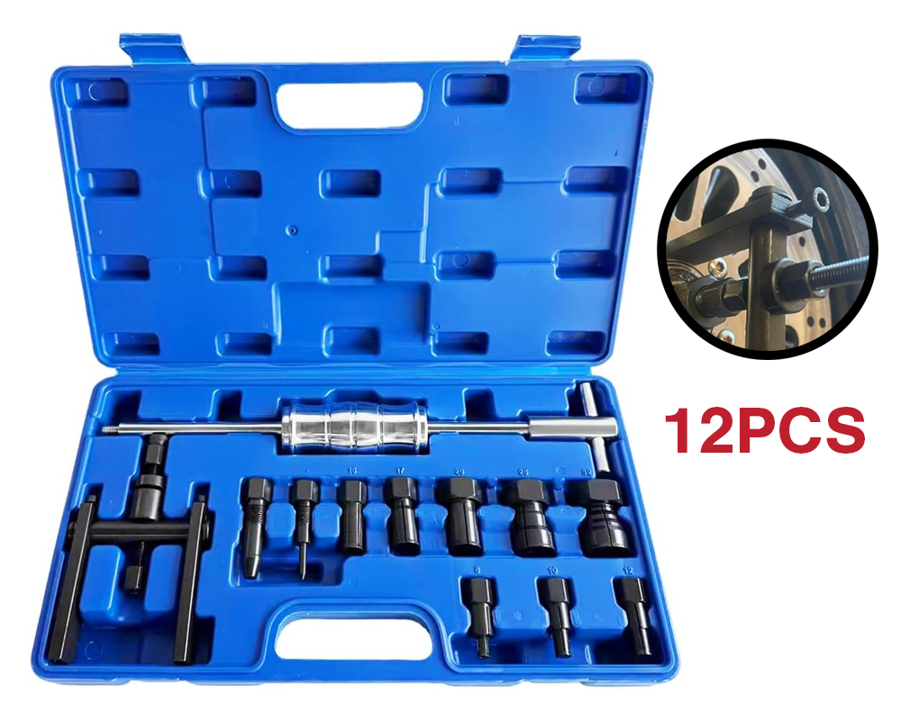 Inner Bearing Puller 12PCS Blind Bearing Slide Hammer Tool Kit