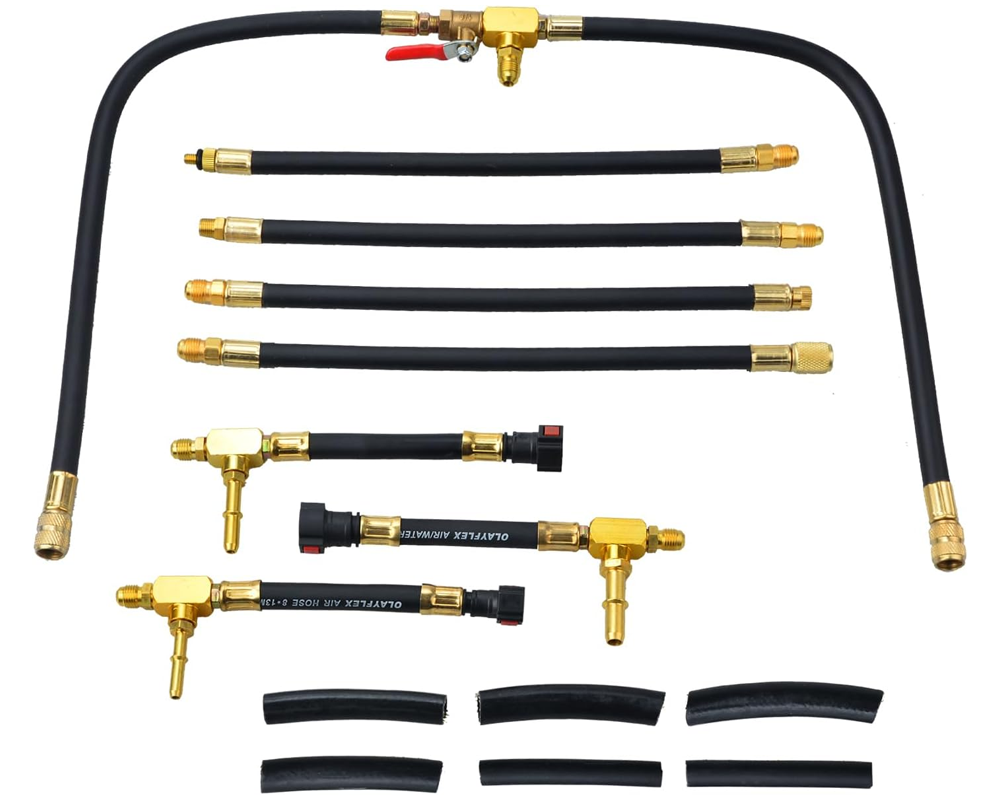 Fuel Pressure Tester Quick Connection Fuel Injection Pressure Gauge Kit