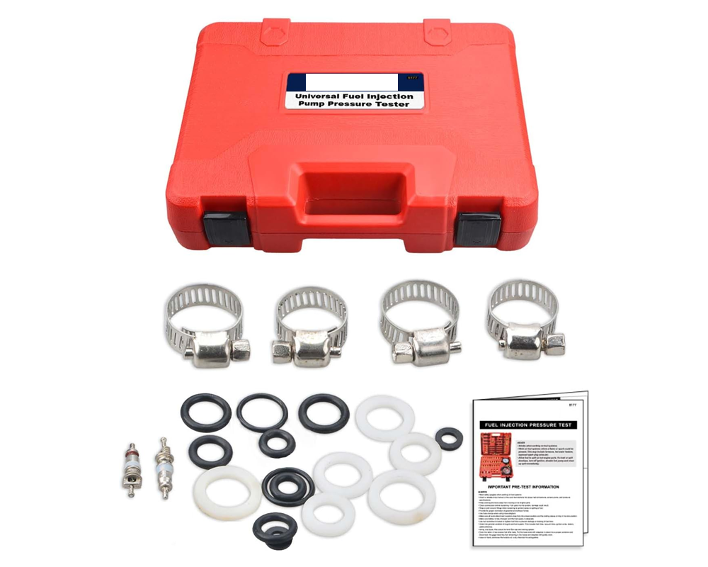 Fuel Pressure Tester Quick Connection Fuel Injection Pressure Gauge Kit