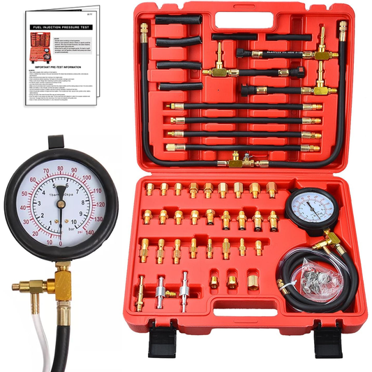 Fuel Pressure Tester Quick Connection Fuel Injection Pressure Gauge Kit