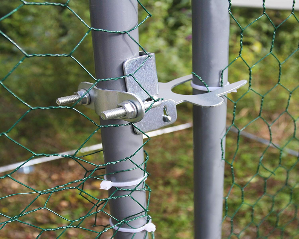 Chicken Coop Run – Large Outdoor Chicken Coop Run 3M × 8M × 2M Galvanised Steel Enclosure