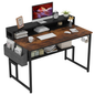 Computer Desk Modern Home Office Computer Desk with Storage Shelf