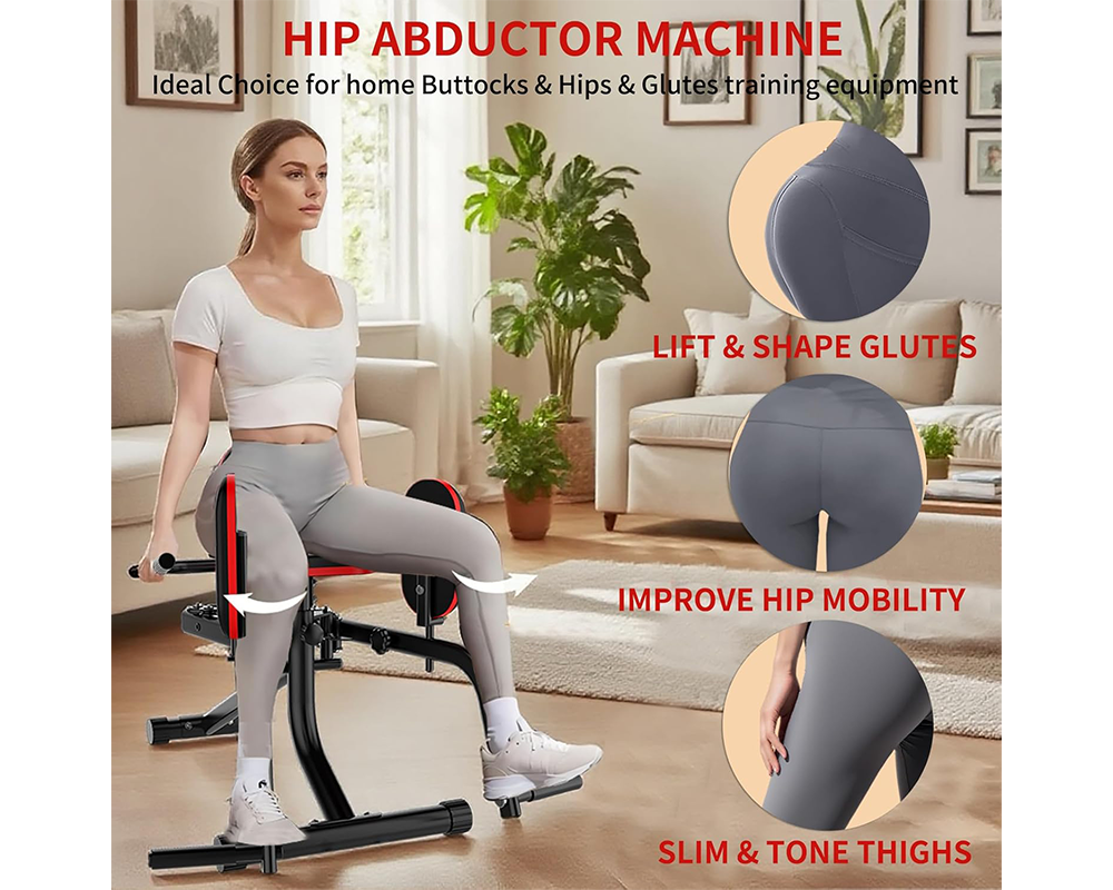 Leg Workout Machine Abductor 2-in-1 Inner Outer Thigh