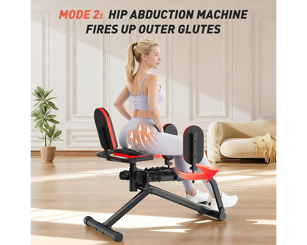 Leg Workout Machine Abductor 2-in-1 Inner Outer Thigh