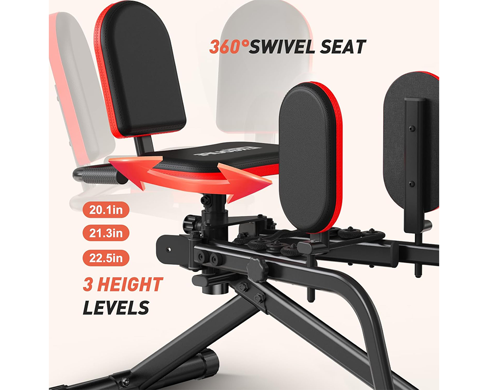 Leg Workout Machine Abductor 2-in-1 Inner Outer Thigh