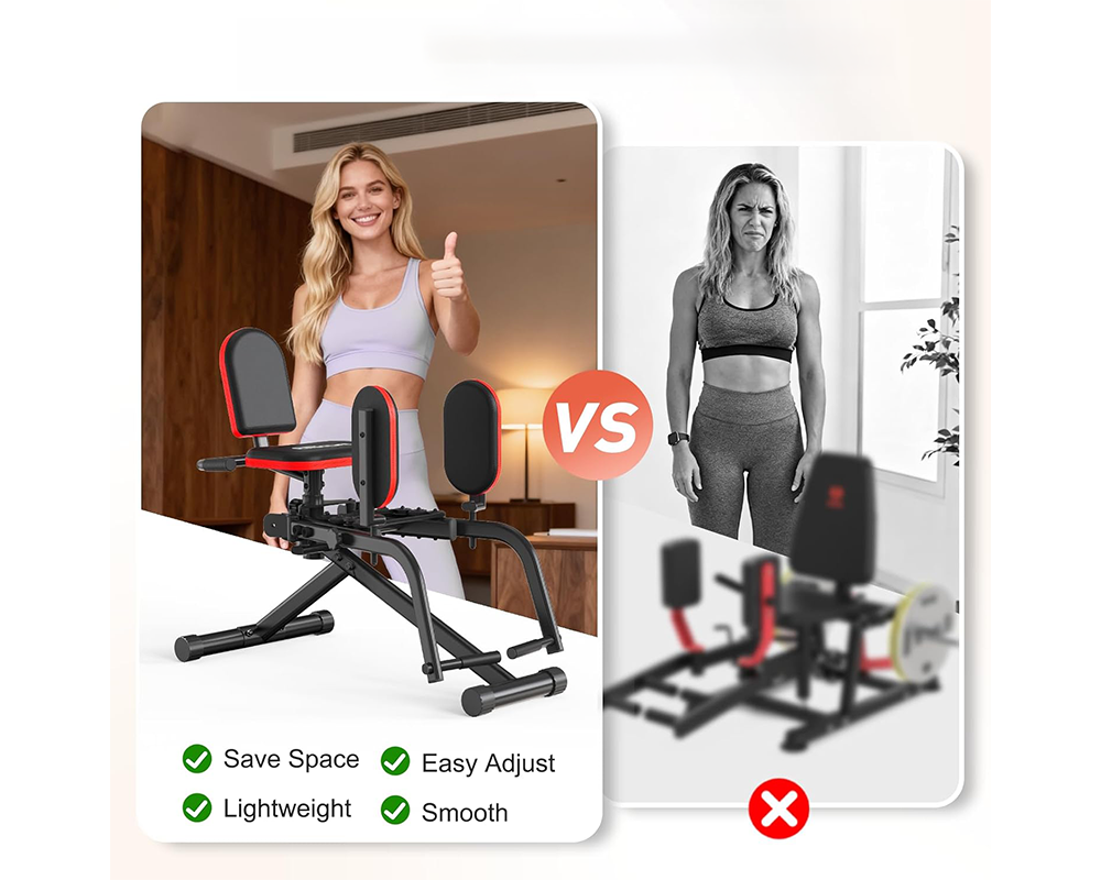 Leg Workout Machine Abductor 2-in-1 Inner Outer Thigh