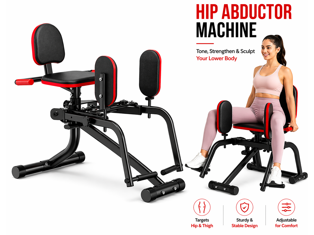 Leg Workout Machine Abductor 2-in-1 Inner Outer Thigh