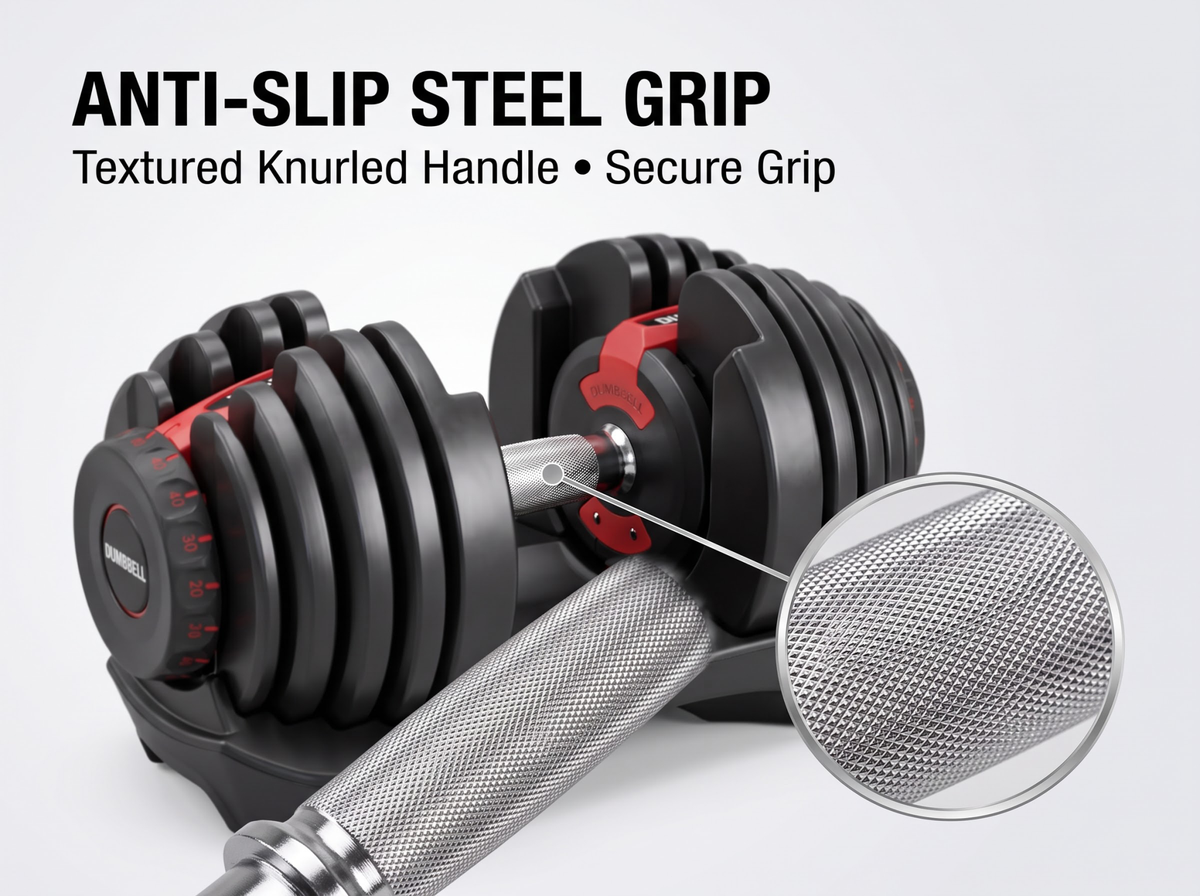 Adjustable Dumbbells 40KG Pair Home Gym Weight Set