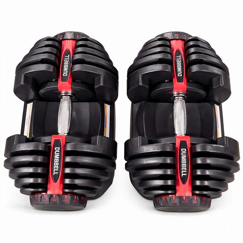 Adjustable Dumbbells 40KG Pair Home Gym Weight Set