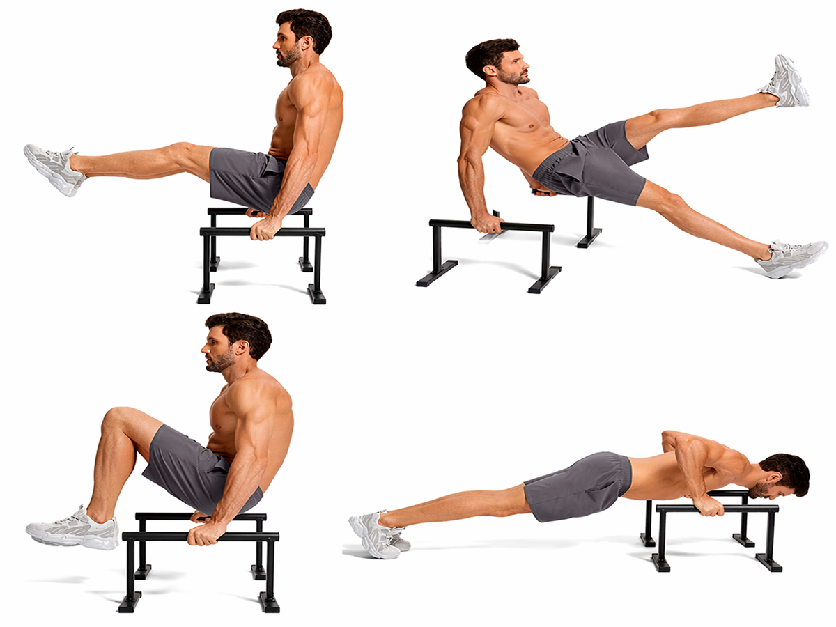 Heavy Duty Parallel Bar Station Dip Bars