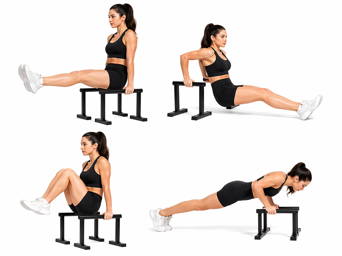 Heavy Duty Parallel Bar Station Dip Bars