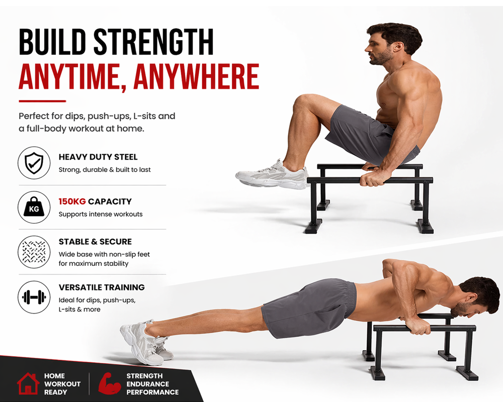 Heavy Duty Parallel Bar Station Dip Bars
